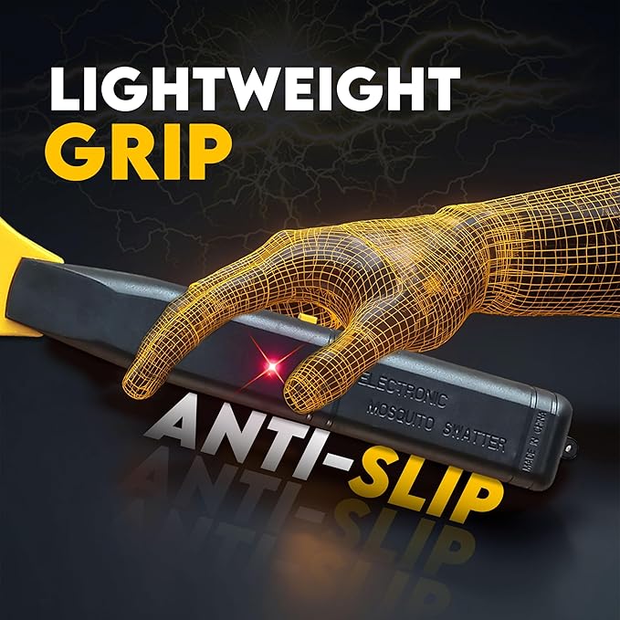 DEVOGUE® Pack of 2 Electric Fly Swatter Bug Zapper Battery Operated Flies Killer Indoor & Outdoor Pest Control Mosquito Zapper and Insect Catcher Racket (Packing May Vary)